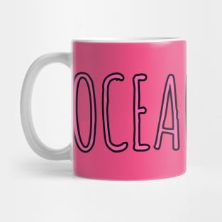 Ocean girl surfer girl love the ocean Mug